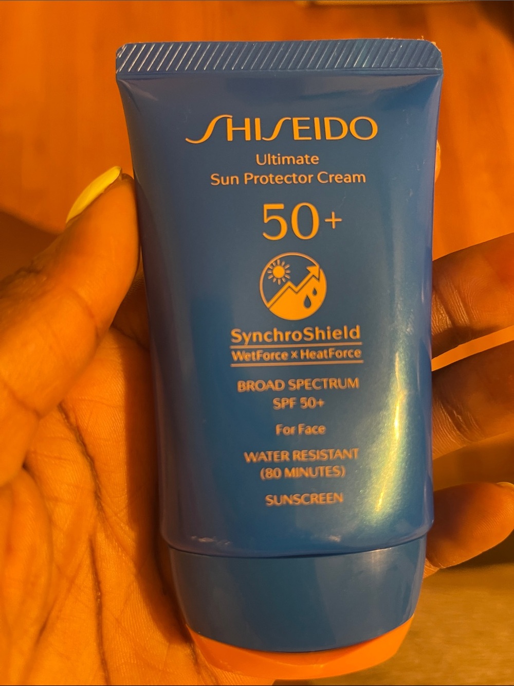 Shiseido Ultimate Sun Protector Cream SPF 50+ - Blue